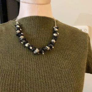 Silver and black chunks of glamour